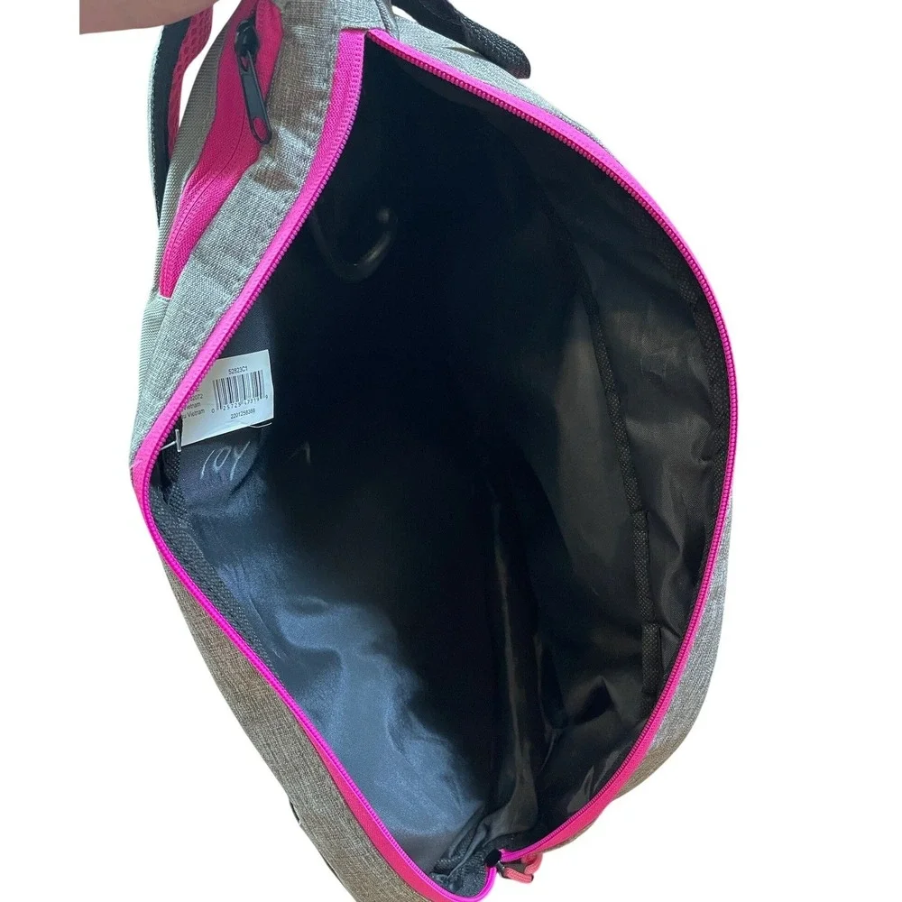 Franklin Pickleball Sling Bag Gray Pink Adjustable Shoulder Strap Gear‎ Carrier